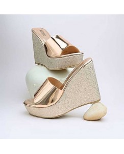 Heels for Girls and Women in Golden Peach